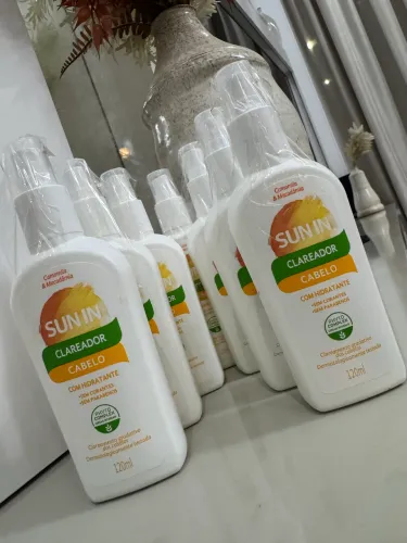 7 unidades - Clareador Hidratante Capilar Cabelos Sun In Phytoervas 120ml