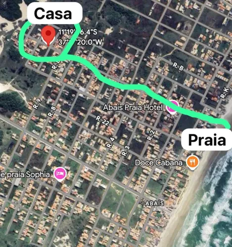 Aluga se casa na praia do abais a mil metros da praia