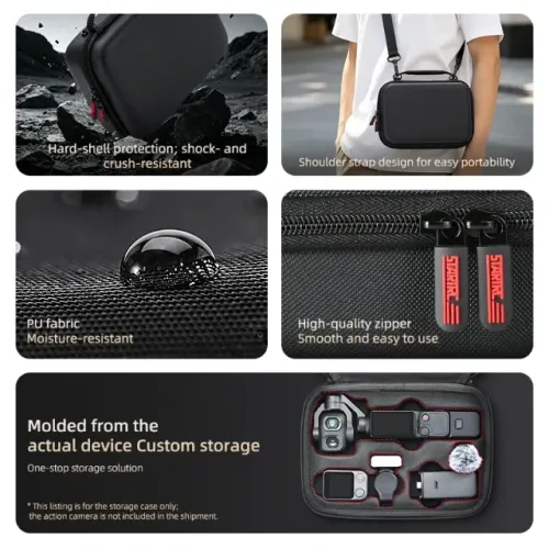 Bolsa Preta Exclusiva para Dji Osmo Pocket 4 Pro STARTRC