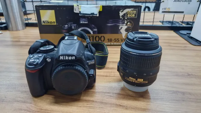 Câmera Fotográfica Nikon D3100 Lente 18-55