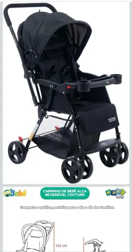Carrinho de Bebê Maxi Baby YouTurn - Alça Reversível | Muito conservado ?