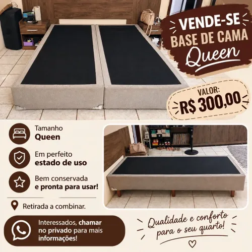 Base da cama Queen 