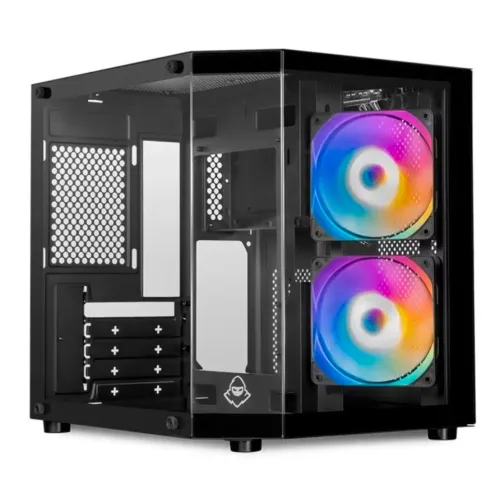 Gabinete Gamer Aquário Mancer CV700M Mini-Tower com 2 fans