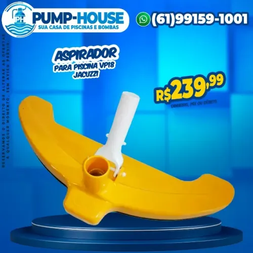 Aspirador Para Piscina 46cm VP18 Jacuzzi