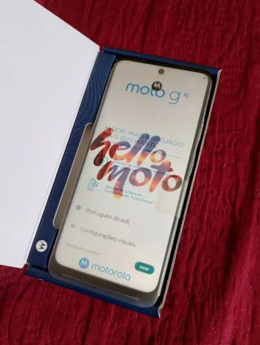 Moto G15 128gb (Novo) nunca usado 