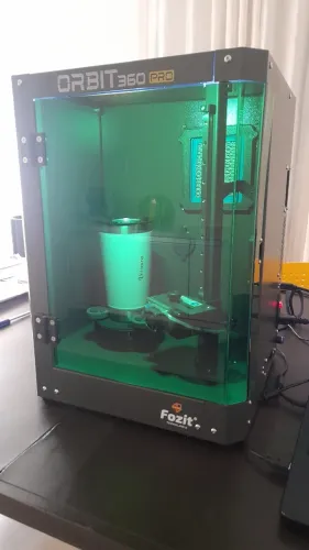 Laser Orbit 360 Pro 80W - Nova, Pouco Uso + Insumos e Acessórios