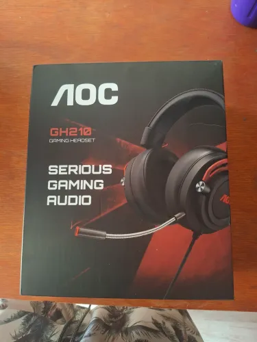HEADSET GAMER HEADPHONE MICROFONE AOC GH210 DRIVER 50MM