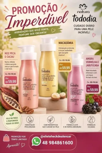 Creme corporal natura