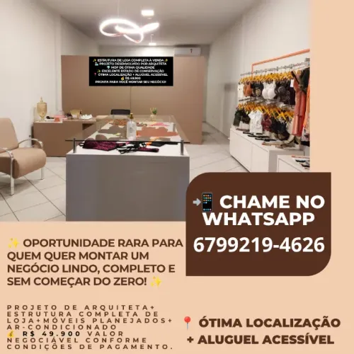 Estrutura Completa de Loja à Venda | R$ 49.900