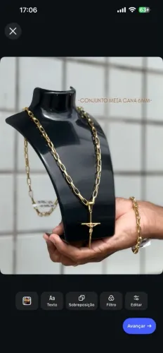 CORRENTE BANHADA A OURO 18K