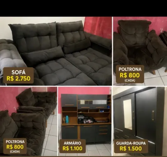 Vendo móveis seminovos