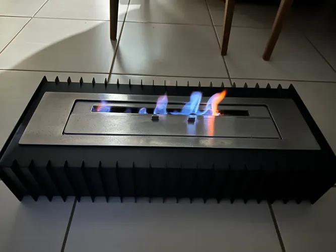 Lareira Ecológica Aço Carbono e Inox