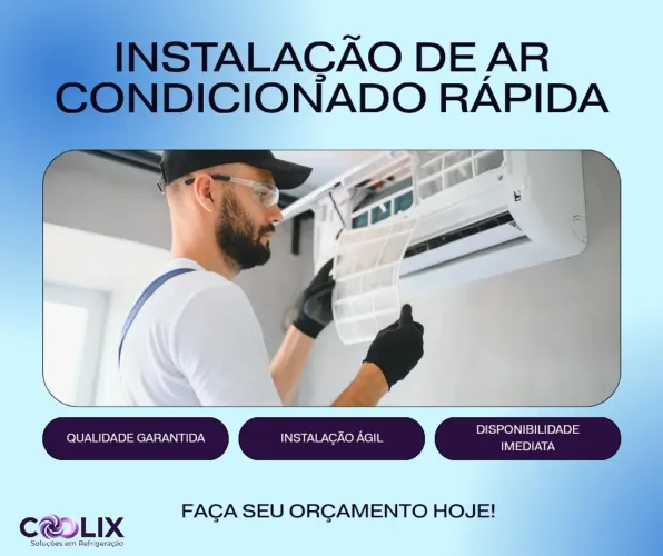 INSTALAÇÃO DE AR CONDICIONADO 450 Reais. 