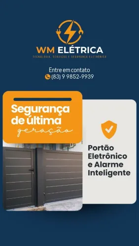 Manutenção em motor de portão