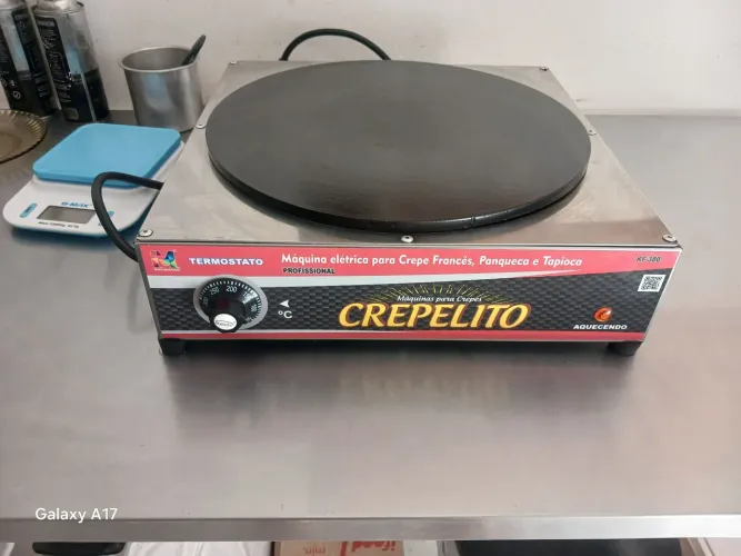 Maquina de crepe frances