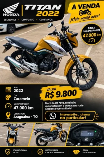 Honda CG 160 Titan Flexone/ed.especial 40 Anos 2022