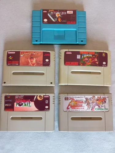 Lote cartuchos Super Nintendo