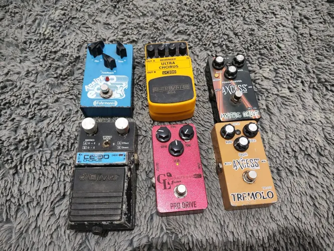 Pedais de efeito para Guitarra
