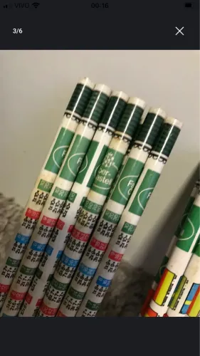 Kit 3 lápis antigos Faber castel