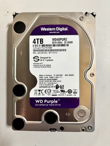 hd 4tb western digital wd purple wd40purz sata 6 gb/s
