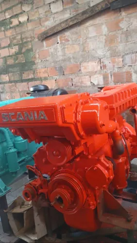 Motor Scania DSI 11 - Totalmente Revisado e Marinizado