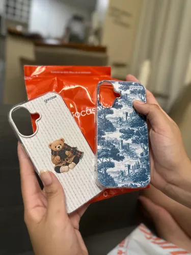 Capa Para IPhone 16 (Kit com 2)