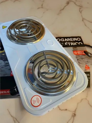 Fogareiro Elétrico 2 Bocas 400°C 2400W an16