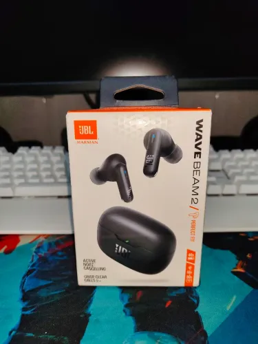 Wave Beam 2 JBL fone sem fio lacre aberto