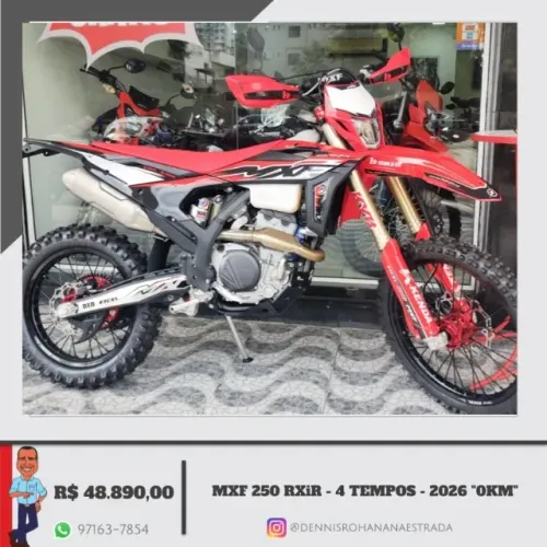 MXF 250 RXiR 4Tempos 2026 "0km" (Motocross) Parcelo Cartão de Crédito em até 21x