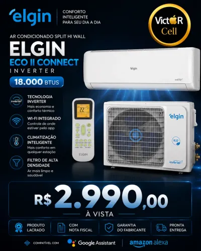 Ar Condicionado Elgin Eco II Lacrado | Com Nota Fiscal