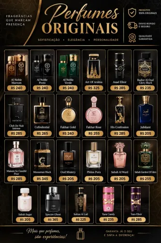 PERFUMES ÁRABES ORIGINAIS