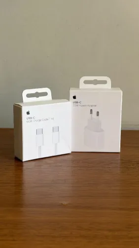 Carregador Original Apple 20w Cabo Original Apple 1m
