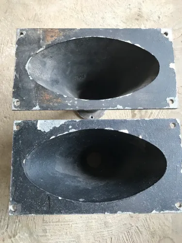 Corneta de alumínio boca oval driver 2 polegadas