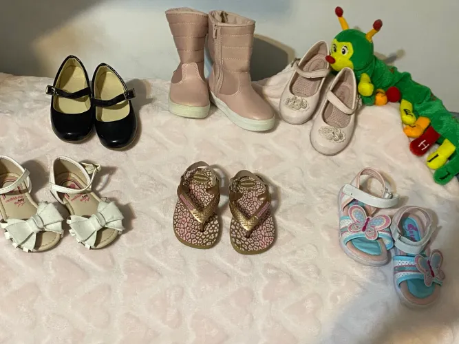 Lote de sapatinhos infantil menina TAM 19 ao 22