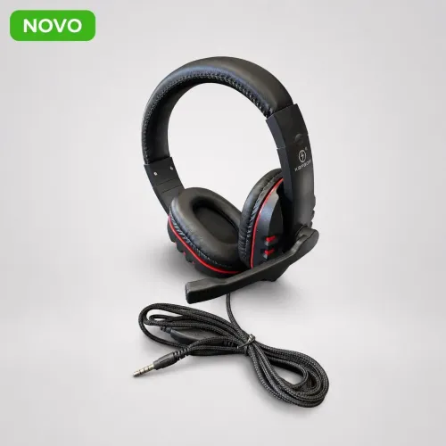 Headset Gamer Kapbom KA-903 com Microfone P2 Estéreo Novo