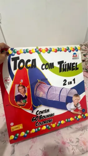 Toca com túnel 