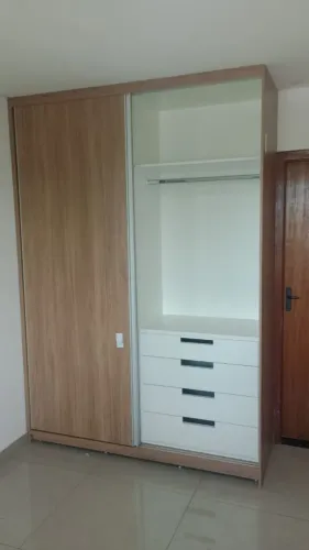 Guarda roupas solteiro 100% MDF Modularte