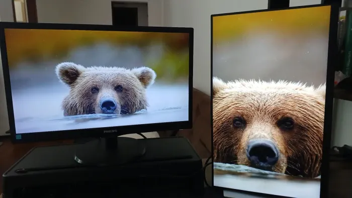1 ou 2 Monitores de 22 polegadas, já com cabo HDMI, 60Hz e resolução 1920x1080