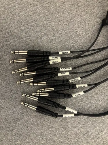 Kit de Cabos Bateria Eletrônica Yamaha DTX -8