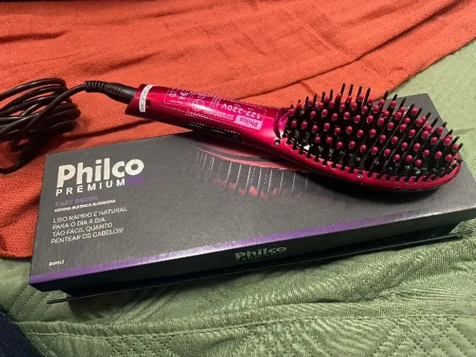 Escova elétrica alisadora philco