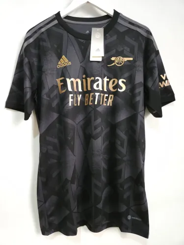 Camisa camiseta Arsenal Away 2022/2023 Preta