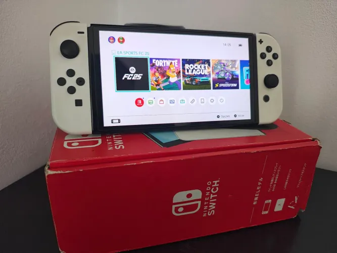 Nintendo switch OLED+ 3 meses de garantia