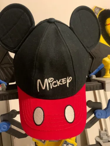 Marca: Jerry Leigh Boné de beisebol infantil Mickey Mouse com orelhas 3D