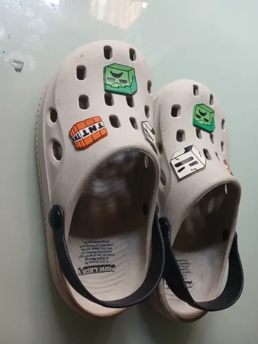 Crocs infantil minecraft