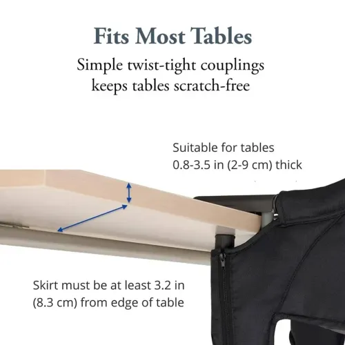 Cadeira de mesa portátil para bebes 