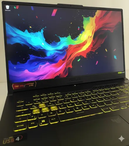 Notebook Gamer Asus Tuf A17 Ryzen 7535HS RTX 4050 Tela de 17 (22 Dias de Uso)