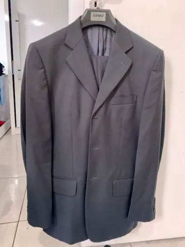 blazer vila romana super 100 azul marinho | slim fit | elegância premium