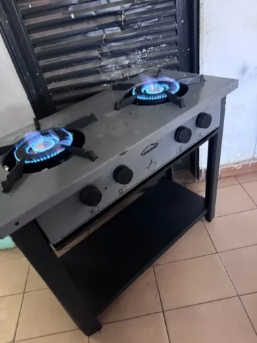 Fogao industrial Dako Sup resistente topp fogão p muitos anos limpinho funcionando topp