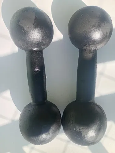 Par de halteres 4 kg cada Ferro pintado