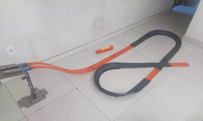 Pista Hot Wheels para competições